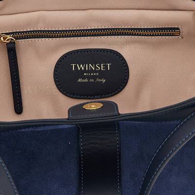 Twin Set Suede Shoulder Bag