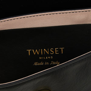 Twin Set Leather Shoulder Bag