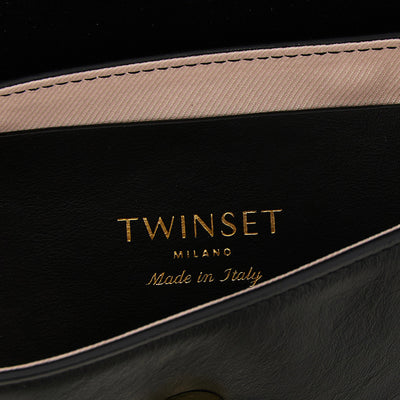 Twin Set Leather Shoulder Bag
