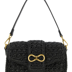 Twin Set Raffia Crossbody Bag