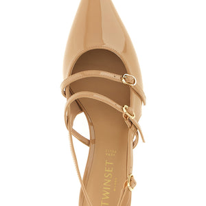 Twin Set Patent Leather Slingback
