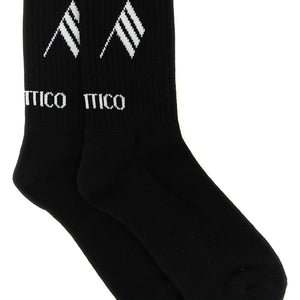 The Attico Logo Intarsia Socks