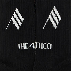The Attico Logo Intarsia Socks