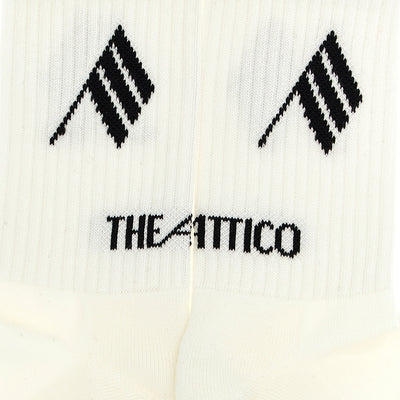 The Attico Logo Intarsia Socks