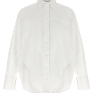 The Attico Shaped Hem Shirt