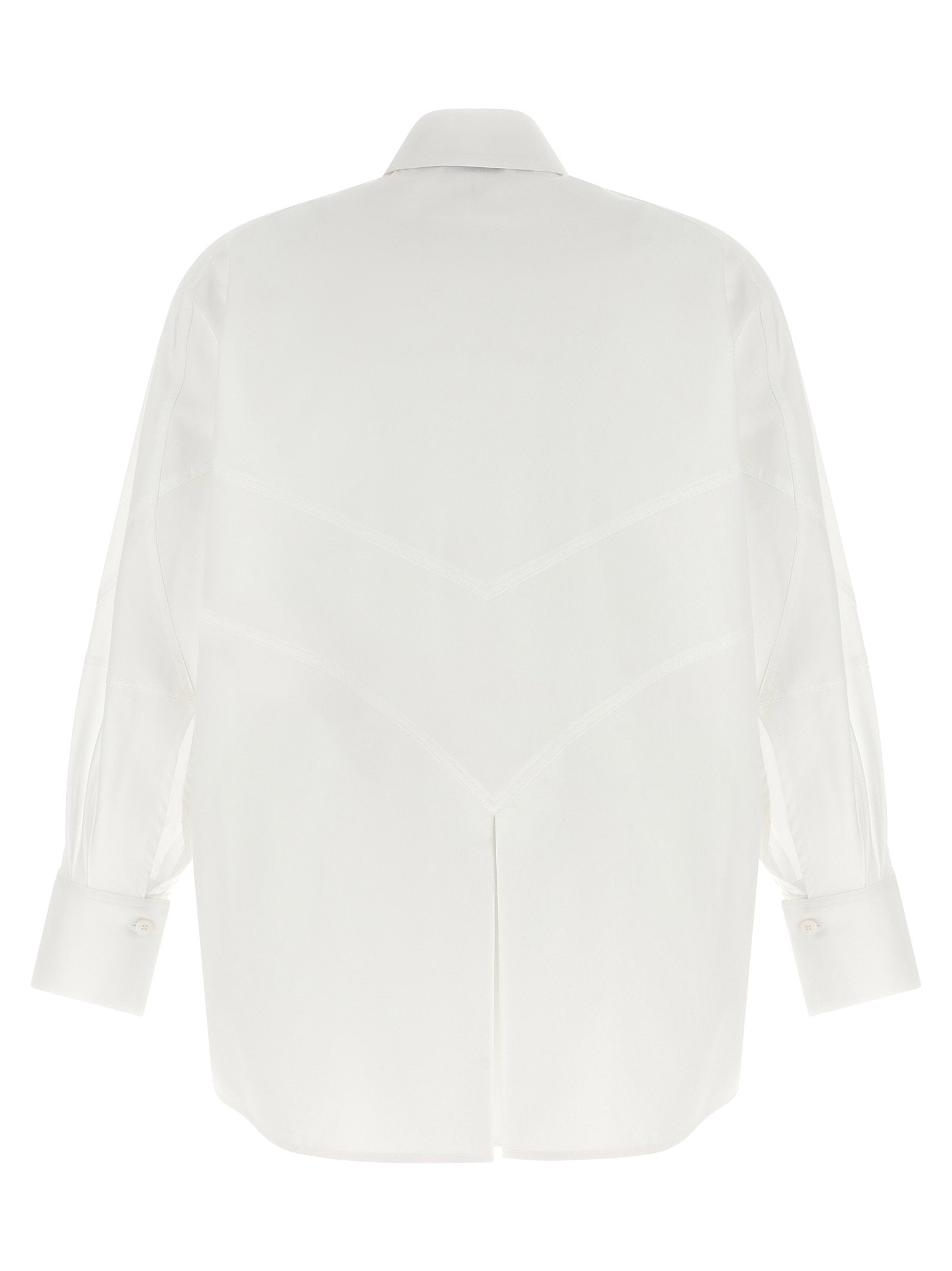 The Attico Shaped Hem Shirt