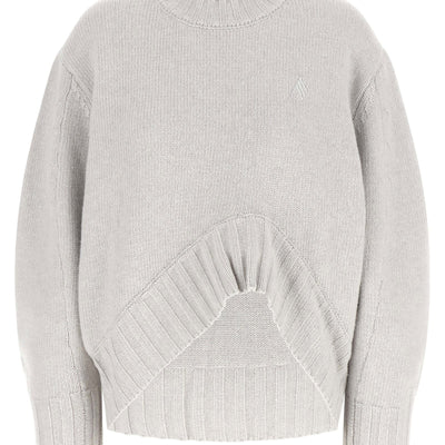The Attico Asymmetrical Hem Sweater