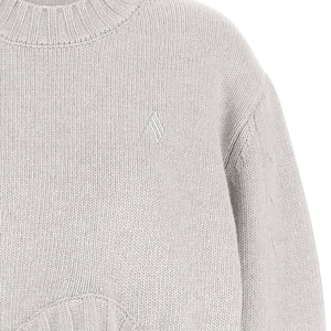 The Attico Asymmetrical Hem Sweater