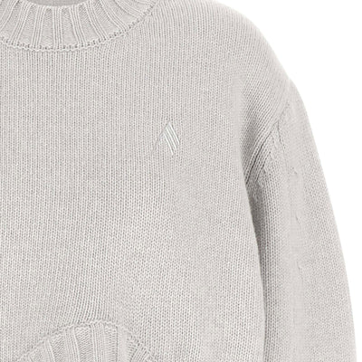 The Attico Asymmetrical Hem Sweater