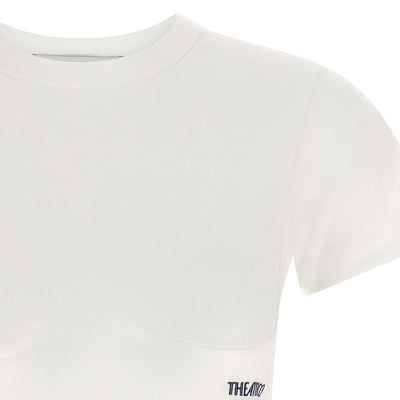 The Attico Bustier Crop T-shirt
