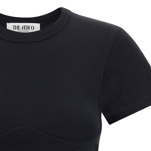 The Attico Bustier Crop T-shirt