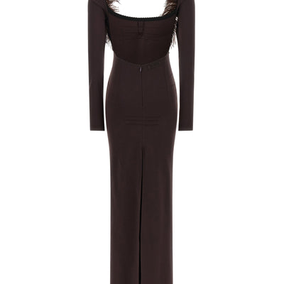 The Attico Feather Dress