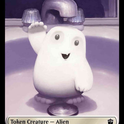 Alien Token (02) // Dinosaur Token (20) [Universes Beyond: Doctor Who: Tokens] [Non-Foil]