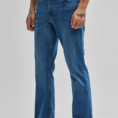 Dark Blue  Bootcut Jeans