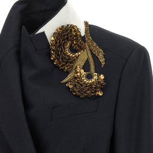 Dries Van Noten Barrysta Double-breasted Blazer With Embroidery