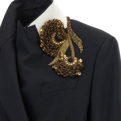 Dries Van Noten Barrysta Double-breasted Blazer With Embroidery