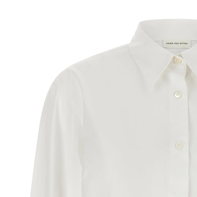 Dries Van Noten Shirt With Embroidered Cuffs