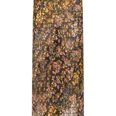 Dries Van Noten Floral Sati Skirt
