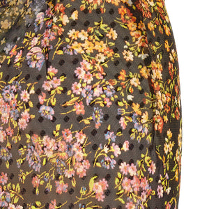 Dries Van Noten Floral Sati Skirt