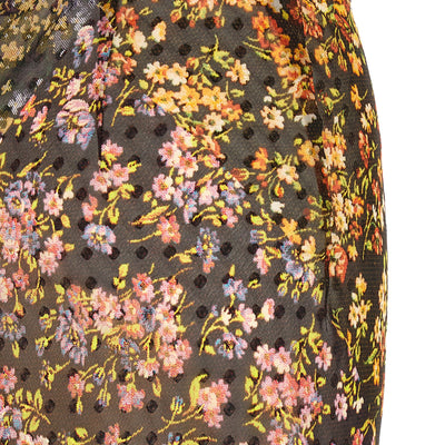 Dries Van Noten Floral Sati Skirt