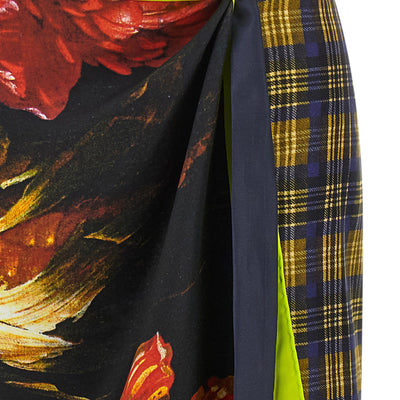 Dries Van Noten Wrap Sarong Skirt
