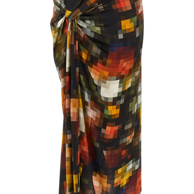 Dries Van Noten Suma Bis Draped Skirt