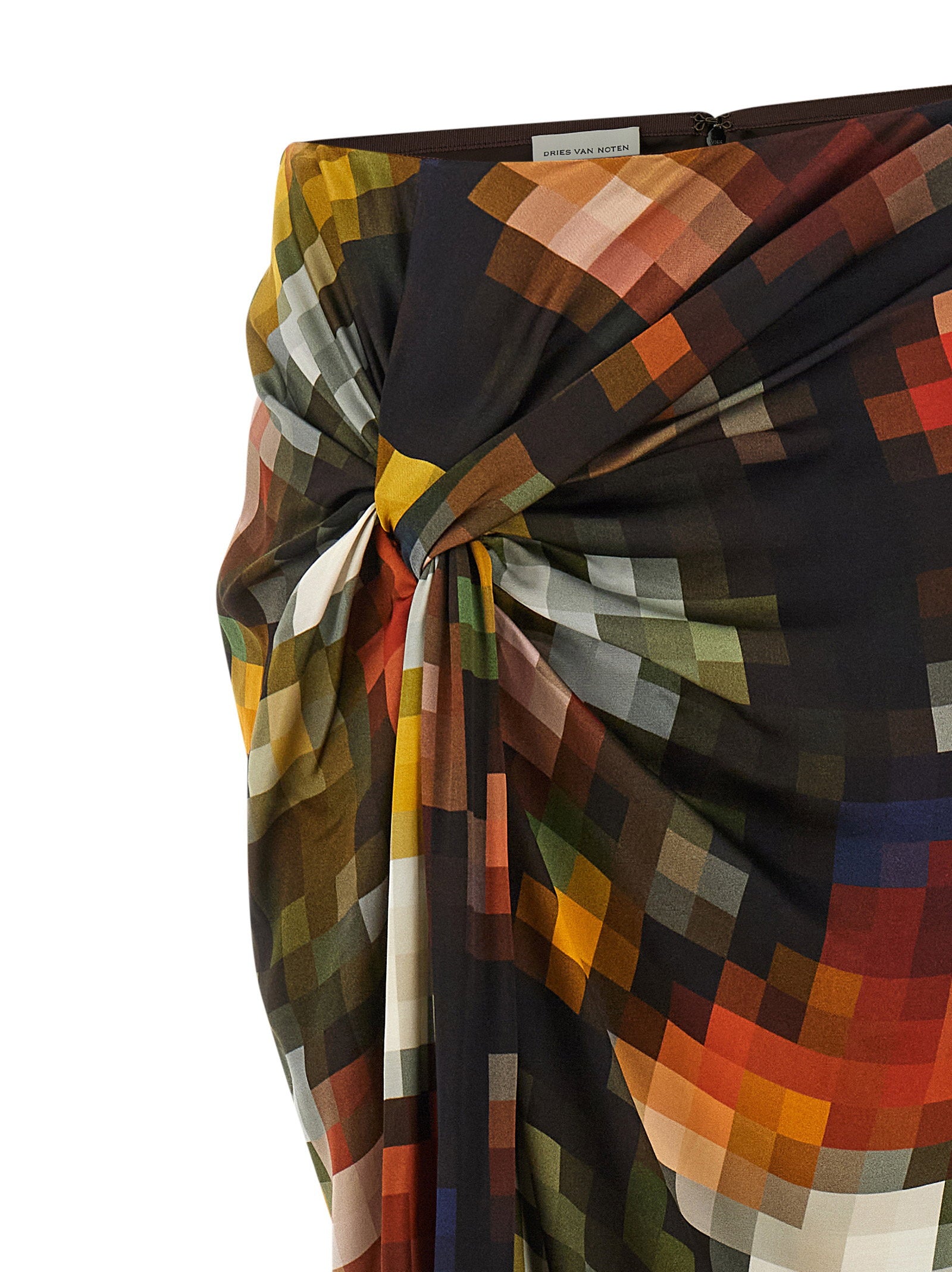 Dries Van Noten Suma Bis Draped Skirt