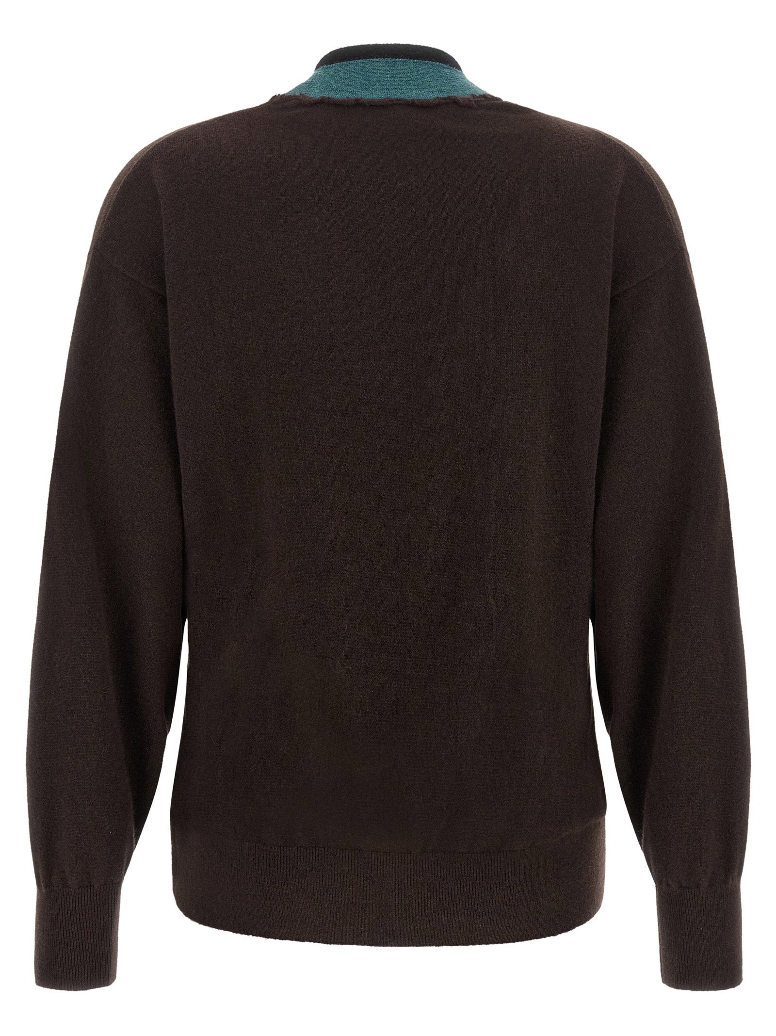 Dries Van Noten Toma Sweater With Crossed Closure