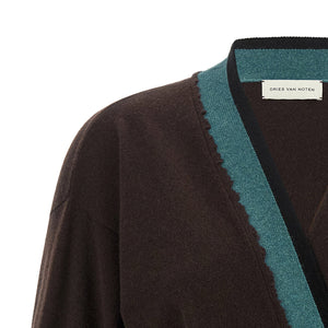 Dries Van Noten Toma Sweater With Crossed Closure