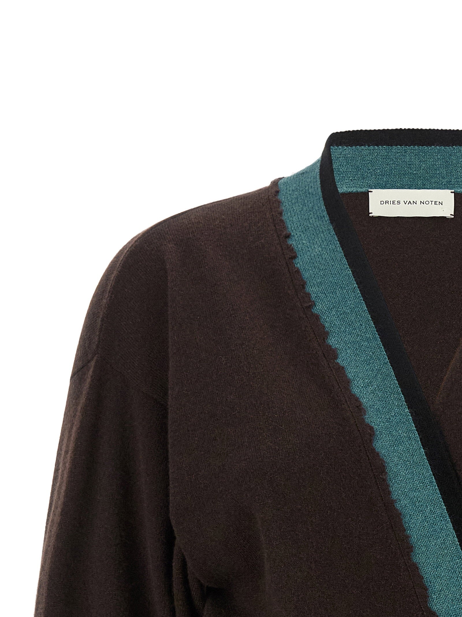 Dries Van Noten Toma Sweater With Crossed Closure