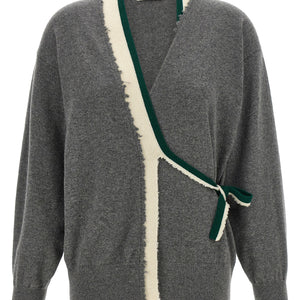 Dries Van Noten Toma Sweater With Crossed Closure