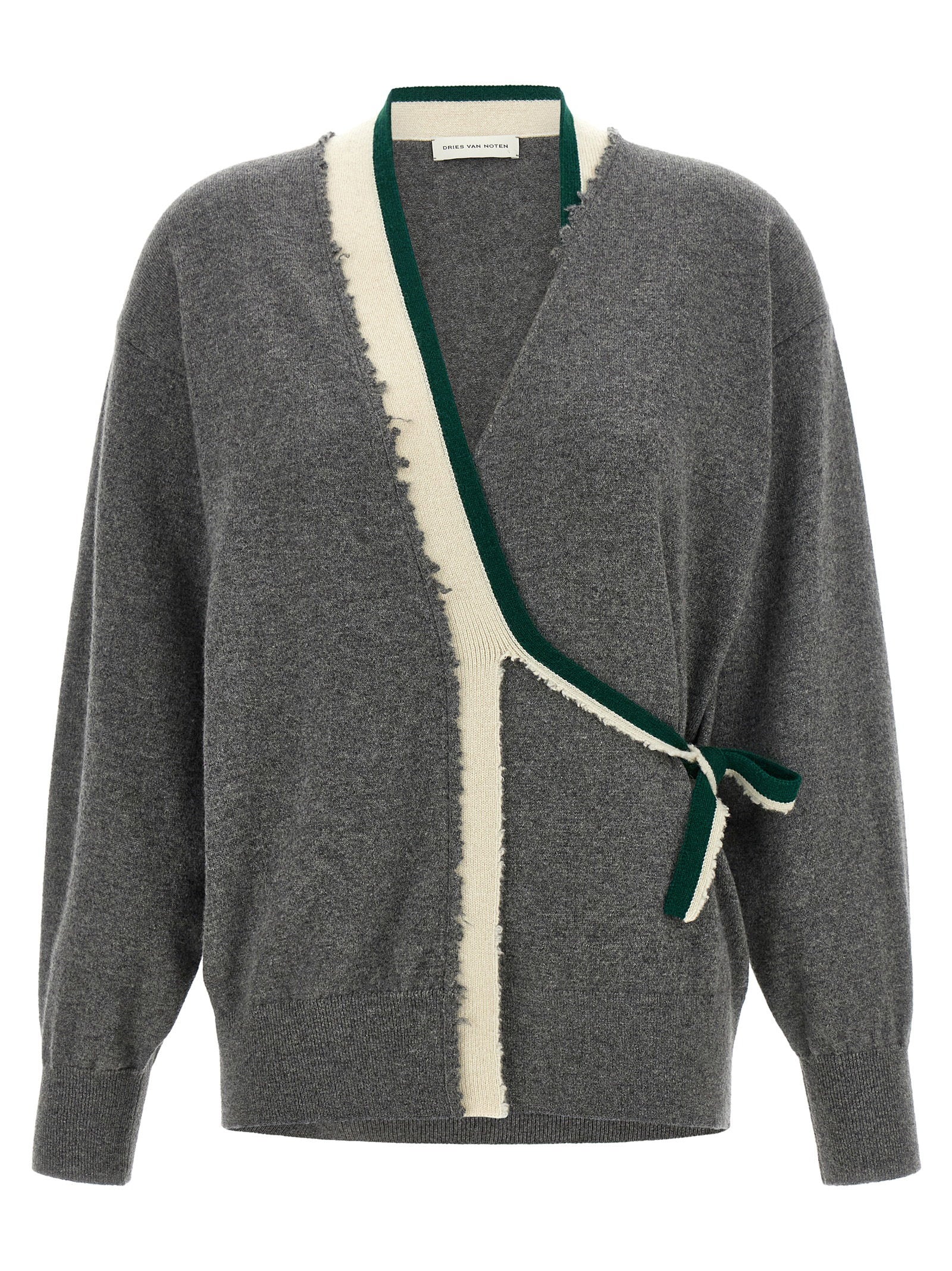 Dries Van Noten Toma Sweater With Crossed Closure