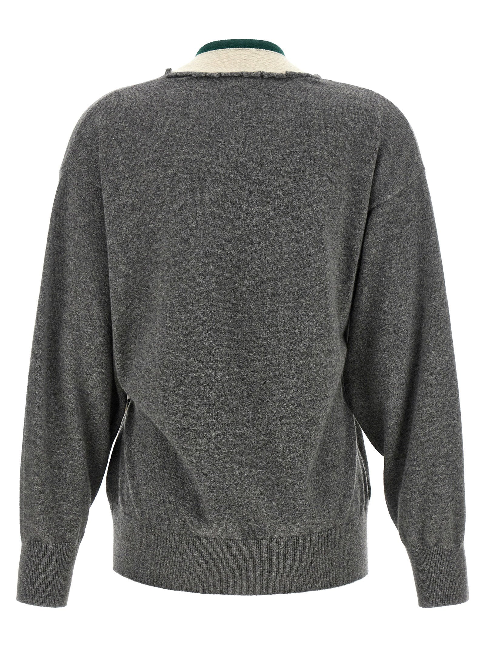 Dries Van Noten Toma Sweater With Crossed Closure