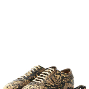 Dries Van Noten Snake Print Sneakers