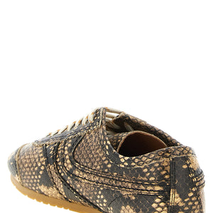 Dries Van Noten Snake Print Sneakers