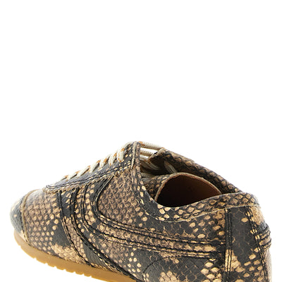 Dries Van Noten Snake Print Sneakers
