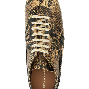 Dries Van Noten Snake Print Sneakers