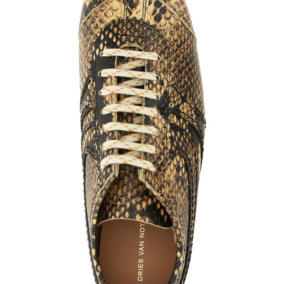 Dries Van Noten Snake Print Sneakers