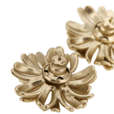 Dries Van Noten Flower Earrings