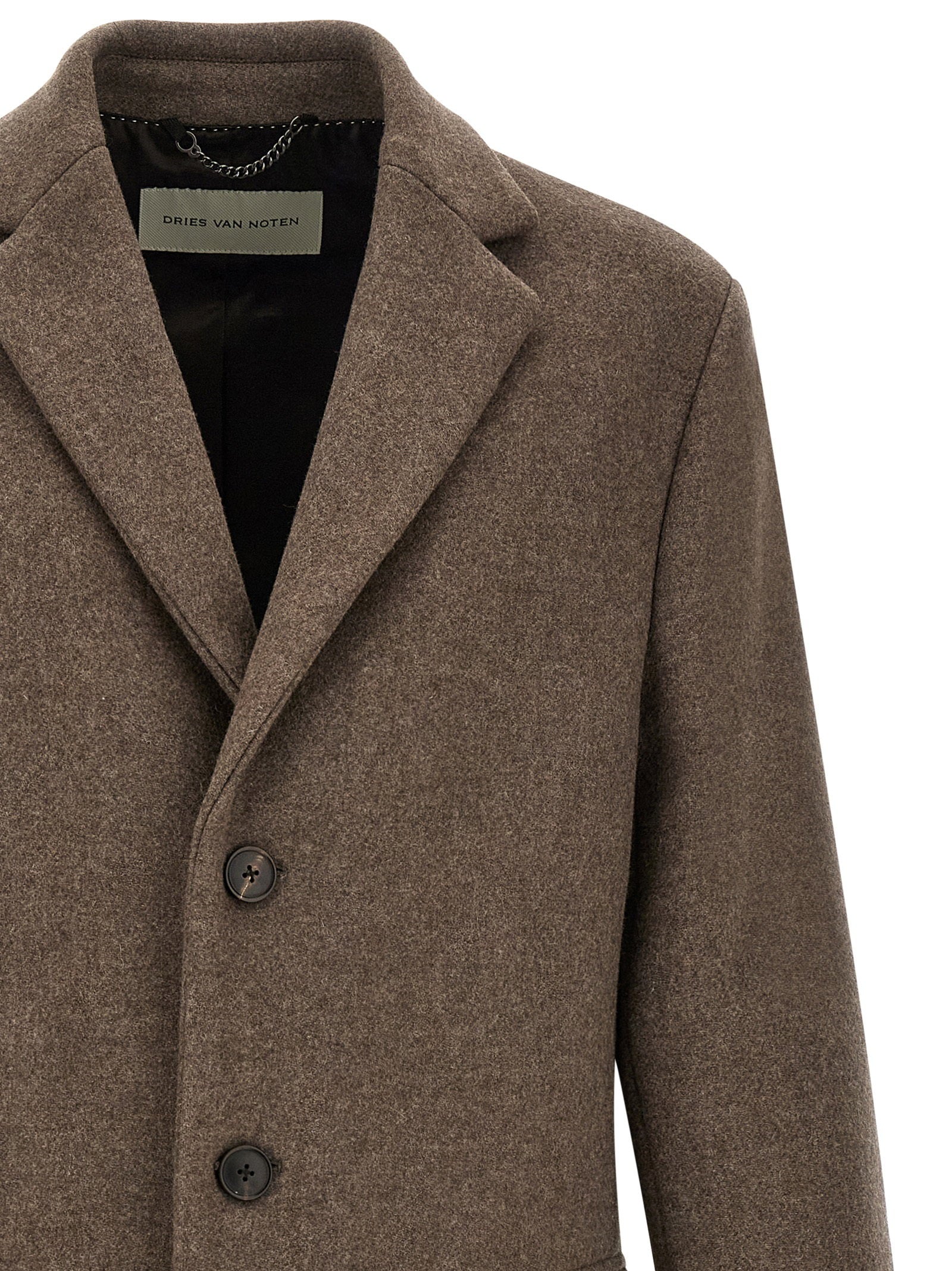 Dries Van Noten Rustic Wool Coat