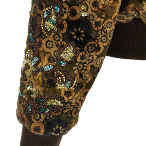 Dries Van Noten Valtor Bomber Jacket With Embroideries And Beads