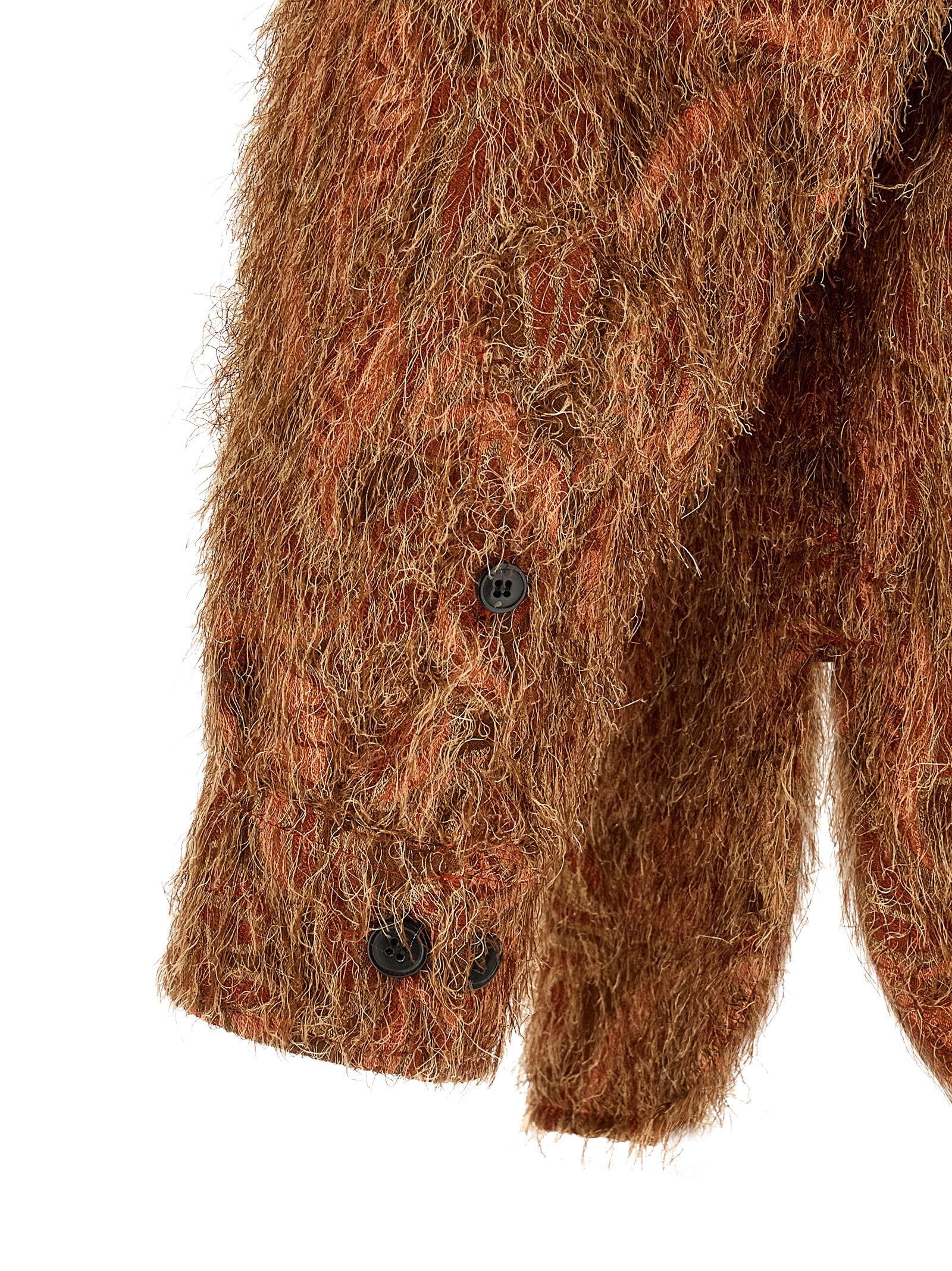 Dries Van Noten Shaggy Fringed Shirt