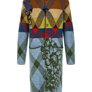 Dries Van Noten Patchwork Intarsia Cardigan