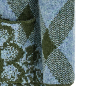 Dries Van Noten Patchwork Intarsia Cardigan
