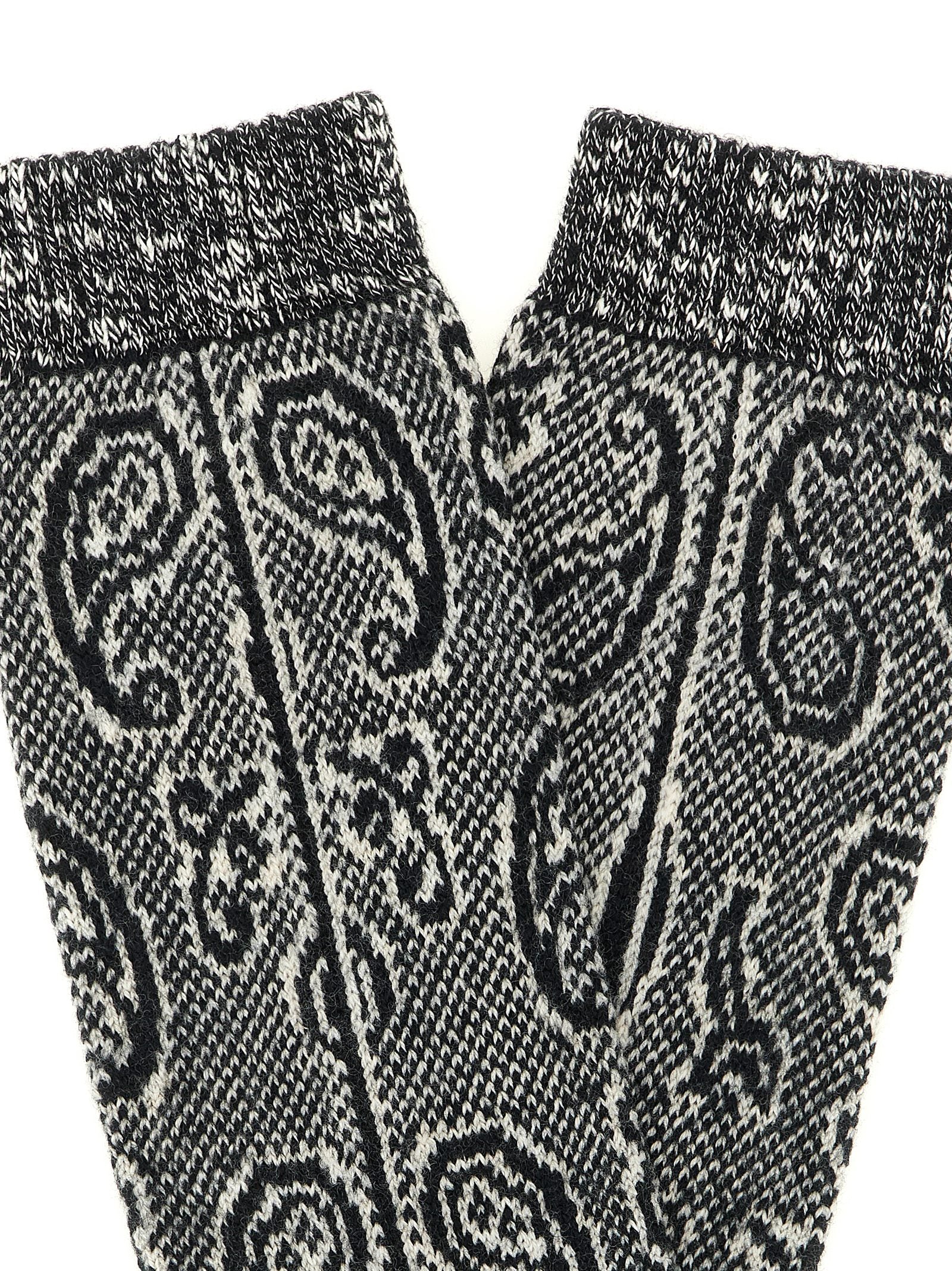 Dries Van Noten Paisley Jacquard Socks
