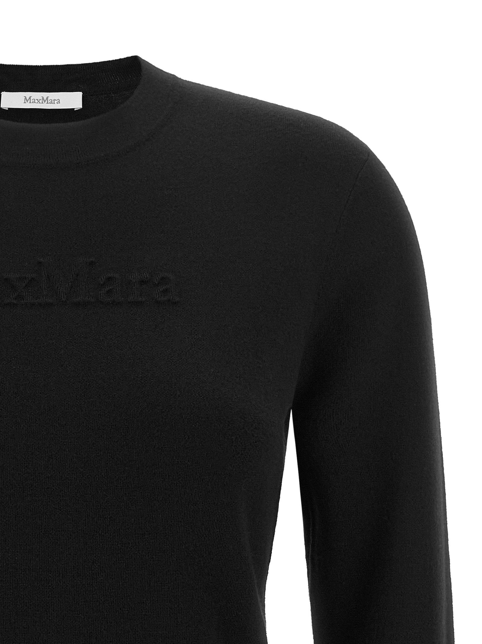 Max Mara Manto Sweater With Embossed Logo
