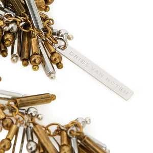 Dries Van Noten Embroidered Scarf Necklace