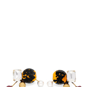 Dries Van Noten Hand-painted Earrings