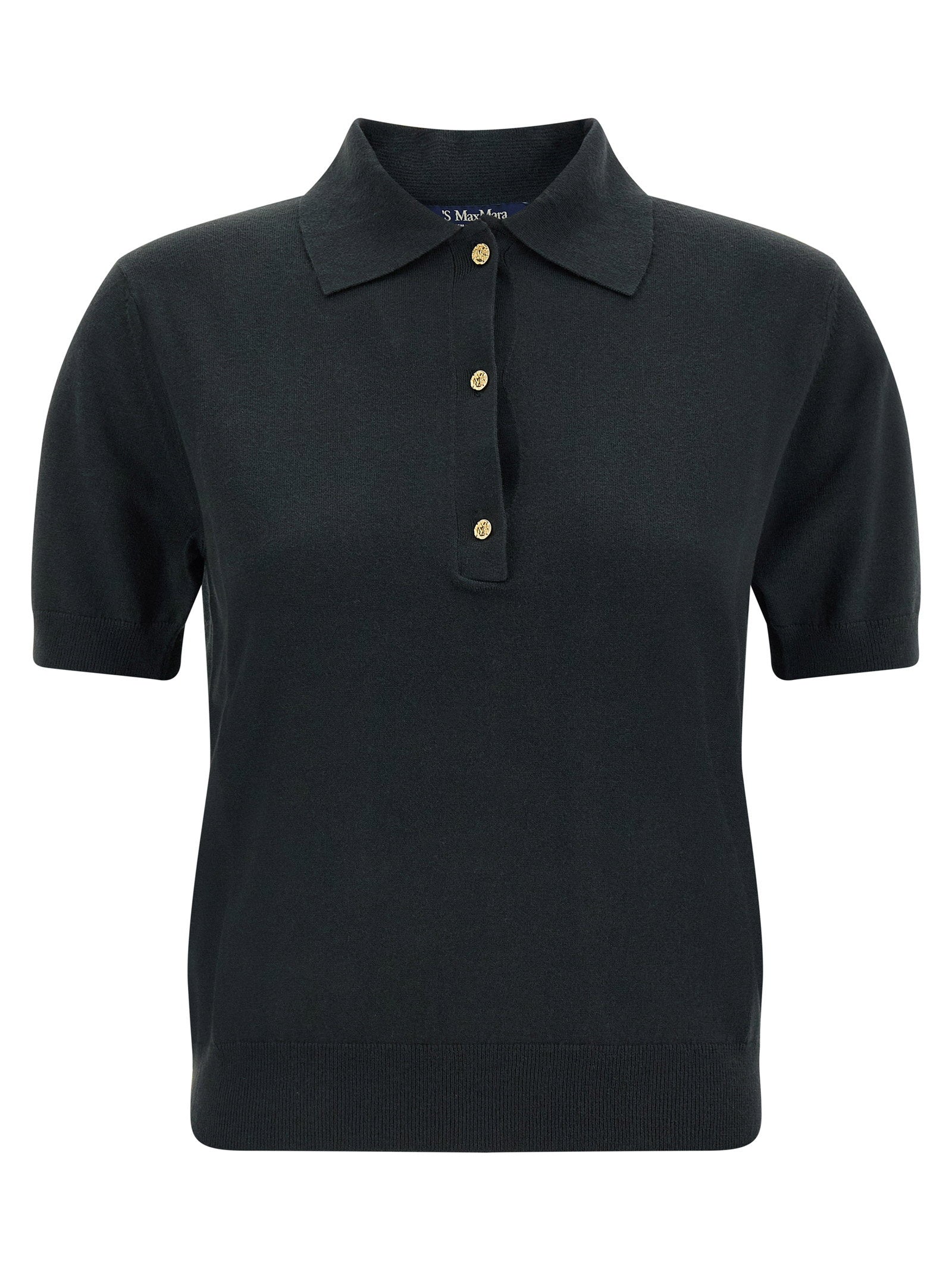 Max Mara 'S Pomposa Knit Polo Shirt