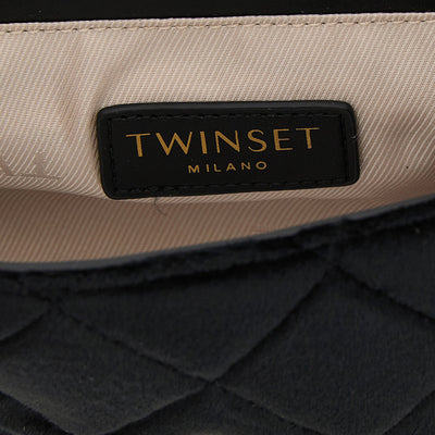 Twin Set Shaved Velvet Shoulder Strap
